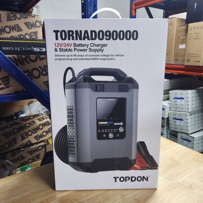 TOPDON T90A – Bộ sạc ắc quy công suất cao cho gara chuyên nghiệp