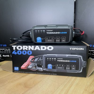 VC OBD - Máy chẩn đoán ô tô và đọc lỗi 4.0 11 TOPDON T4000C – Sạc ắc quy thông minh 4A, chống nước IP65