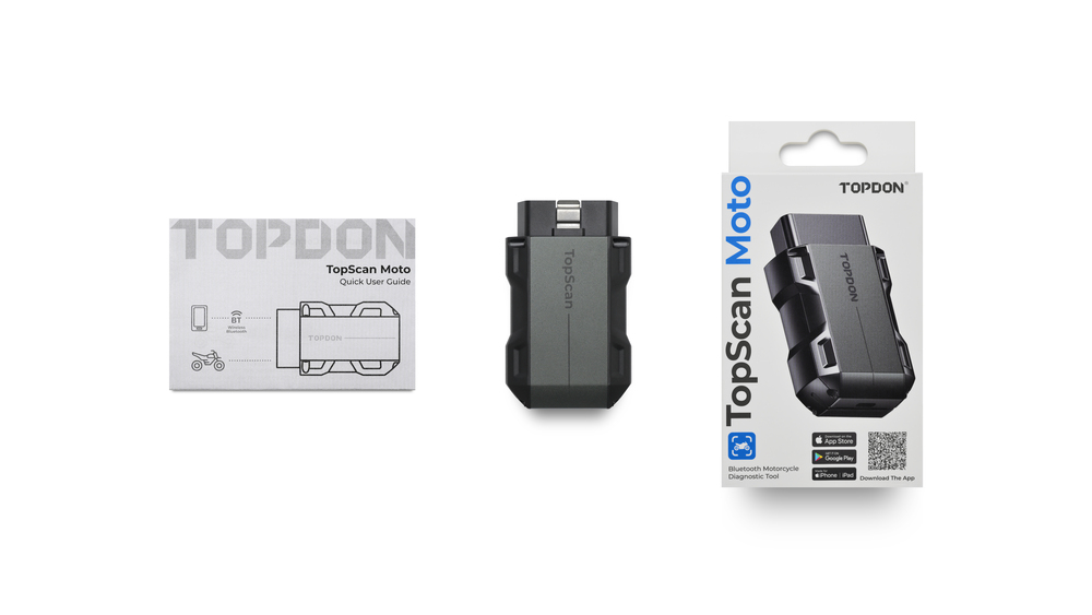 TOPDON TopScan Moto 1Y – Máy chẩn đoán xe máy bỏ túi, kết nối điện thoại 1 TOPDON TopScan Moto 1Y – Máy chẩn đoán xe máy bỏ túi, kết nối điện thoại